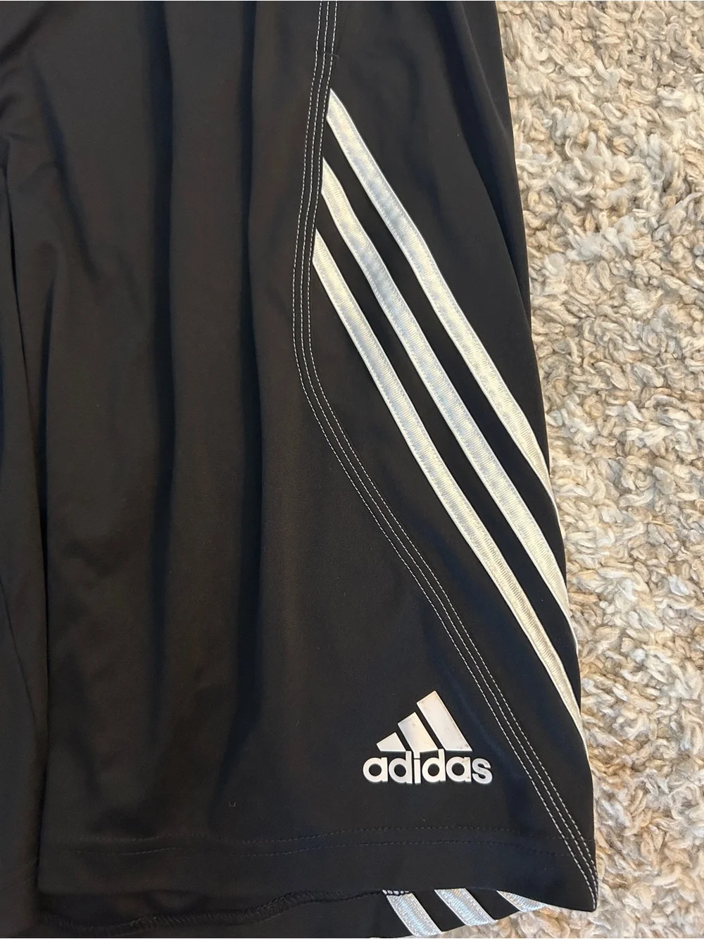 Adidas Athletic Shorts with White Trim (3 Pair Bundle)
